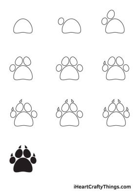 How to Draw a Paw Print: A Journey into the Art of Animal Tracks